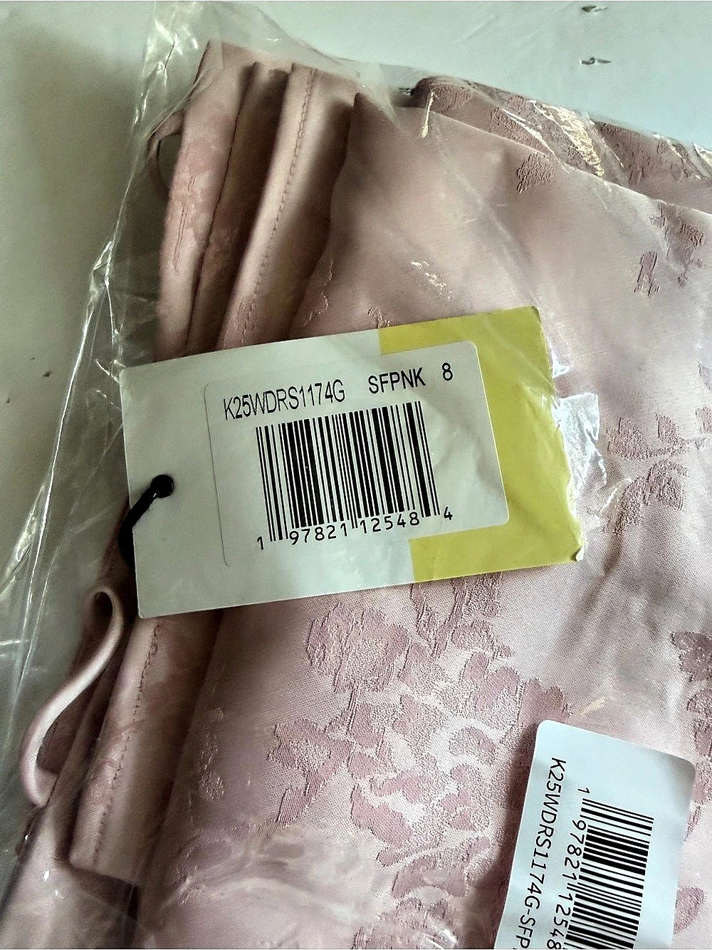 Few Moda kourt NWT Calla Jacquard Floral Maxi Slip Dress in Pink Size 8 - Picture 3 of 6